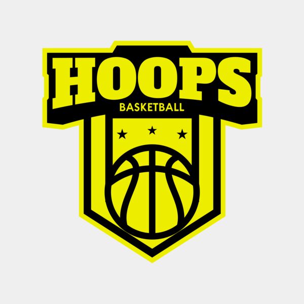 Hoops Basketball logo template 04 サムネイル