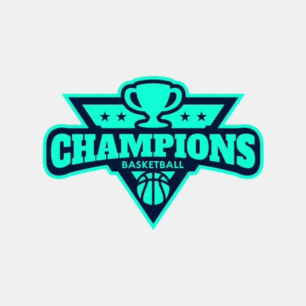 Champions Basketball League logo template 02 サムネイル