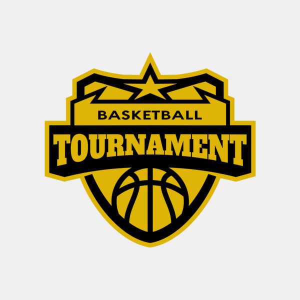 Tournament Basketball logo template 02 サムネイル