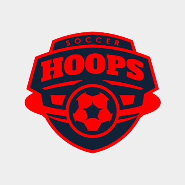 Hoops Soccer logo template 02 サムネイル