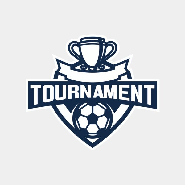 Tournament Football logo template 03 サムネイル