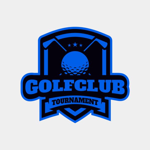 Golf Club Tournament logo template 03 サムネイル