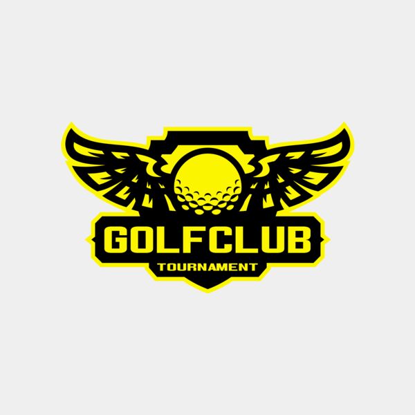 Golf club Tournament logo template 06 サムネイル