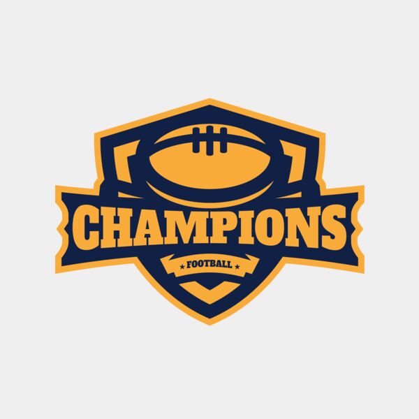 Champions Football logo template サムネイル