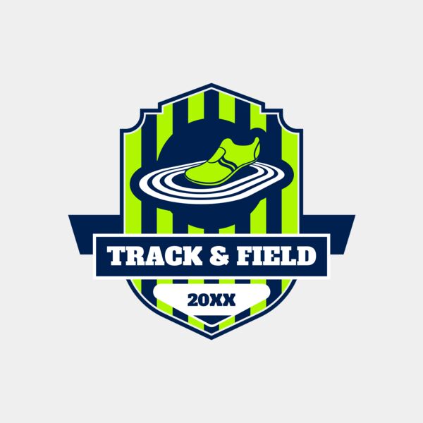 Track and Field Team Logo 02 サムネイル