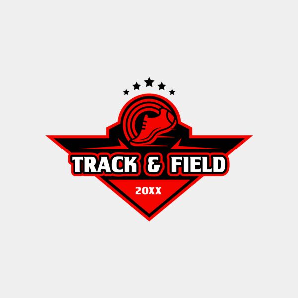 Track & Field Team Logo 07 サムネイル