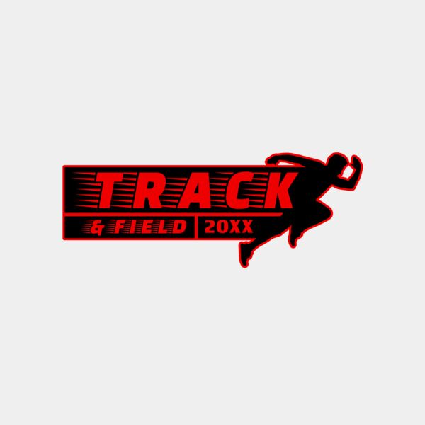 Track & Field Team Logo 08 サムネイル
