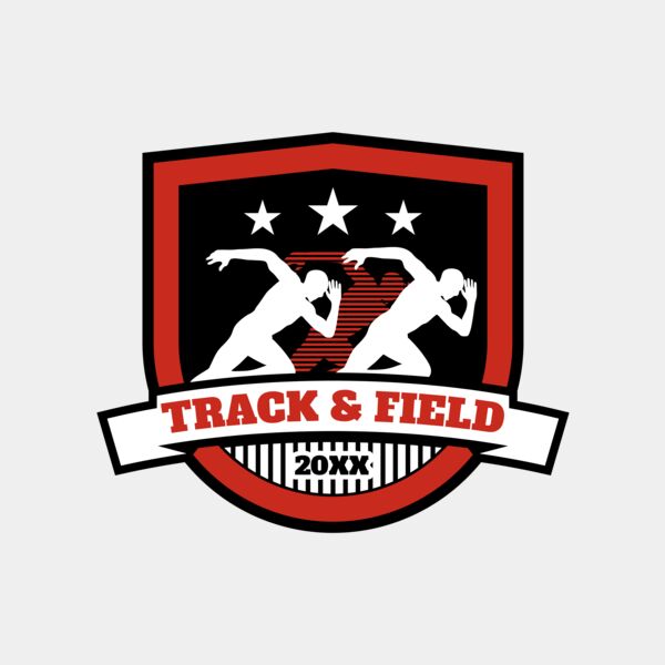 Track & Field Team Logo 08 サムネイル